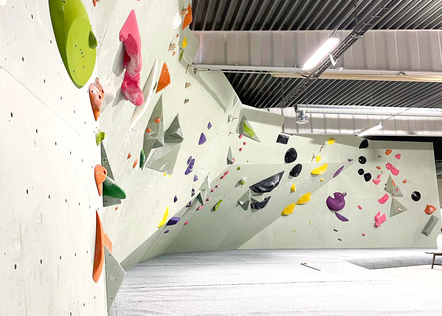bild på klättergymmet grepp